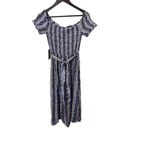 NWT Justify Juniors Large Hi-Low Floral Dress - Picture 2 of 13